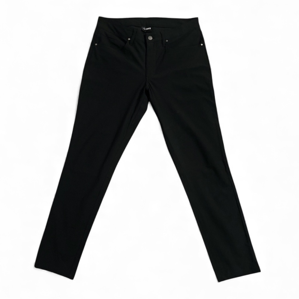 Cuts Clothing - AO 5-Pocket Pant in Black Slim-Fit Versaknit - 32x32 - Like New